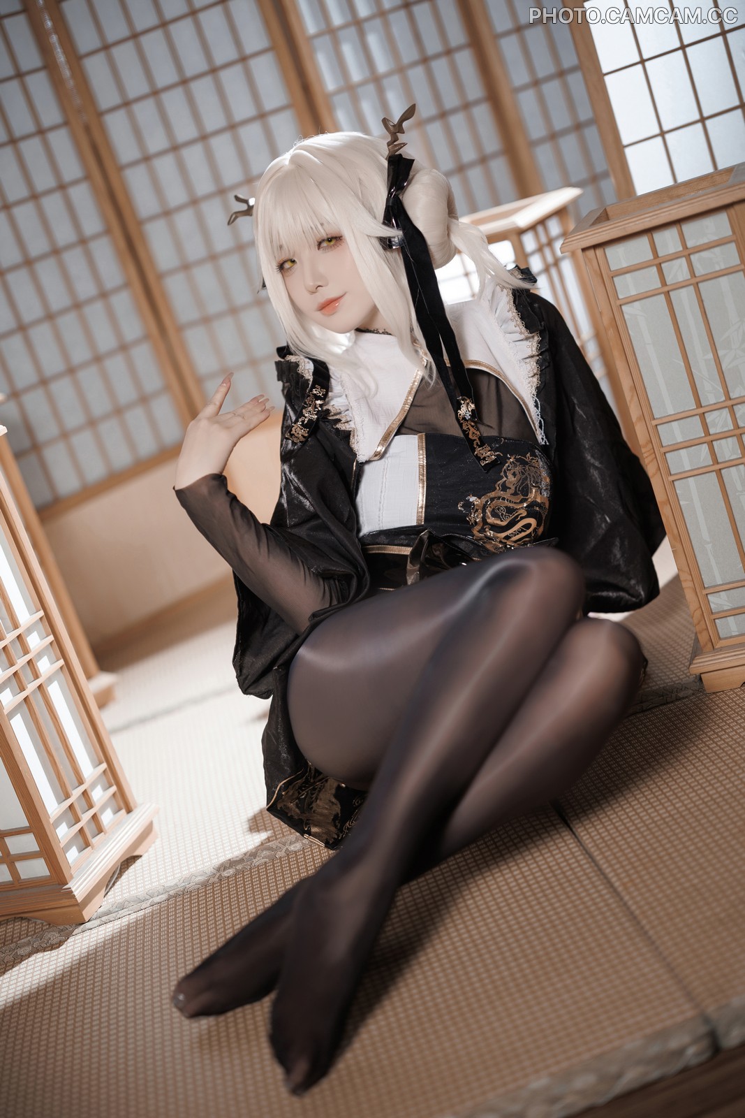 Coser@封疆疆v – NIKKE 白兔布兰儿 和服